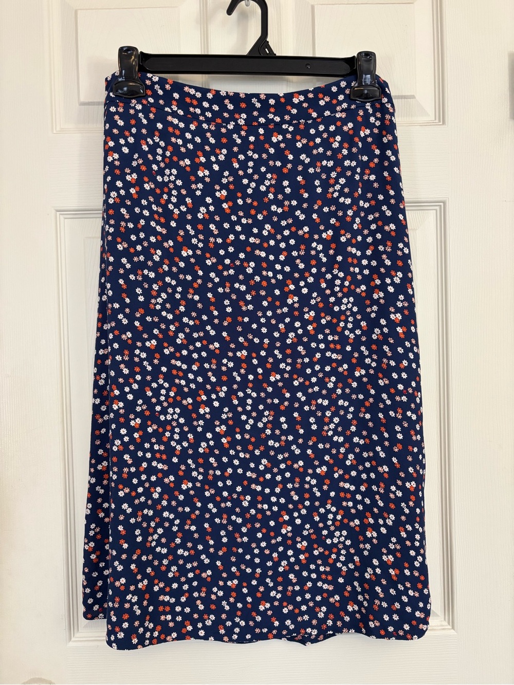 Madewell floral midi skirt